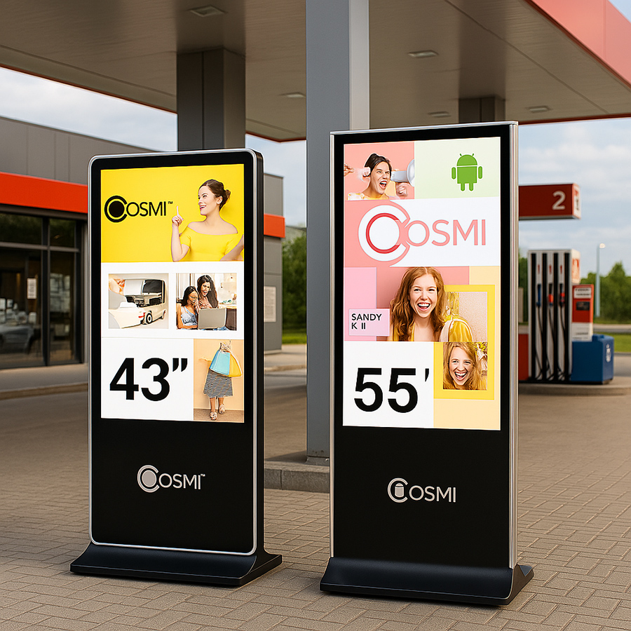 Mupis led y LCD para publicidad